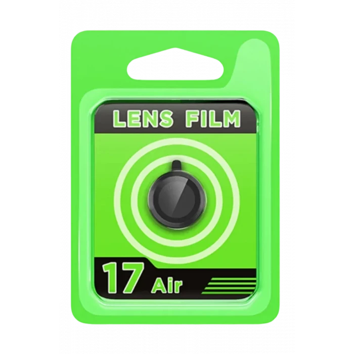 Newface Apple iPhone 17 Air Raze Metal Kamera Lens - Siyah