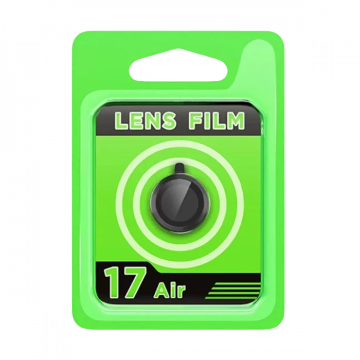Newface Apple iPhone 17 Air Raze Metal Kamera Lens - Siyah