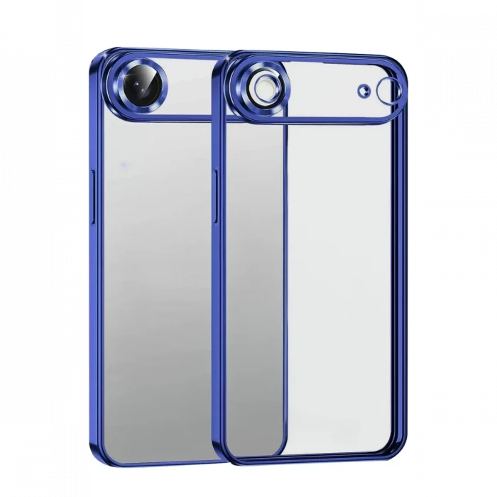 Newface Apple iPhone 17 Air Razer Lensli Silikon - Lacivert