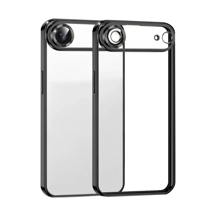 Newface Apple iPhone 17 Air Razer Lensli Silikon - Siyah