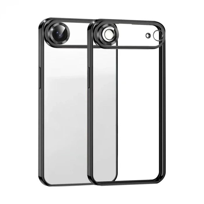 Newface Apple iPhone 17 Air Razer Lensli Silikon - Siyah
