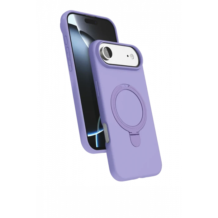 Newface Apple iPhone 17 Air Regal Magsafe Standlı Kapak - Lila