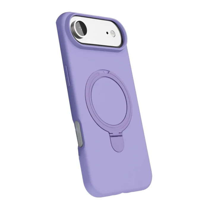 Newface Apple iPhone 17 Air Regal Magsafe Standlı Kapak - Lila