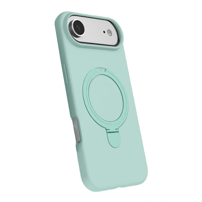 Newface Apple iPhone 17 Air Regal Magsafe Standlı Kapak - Su Yeşili