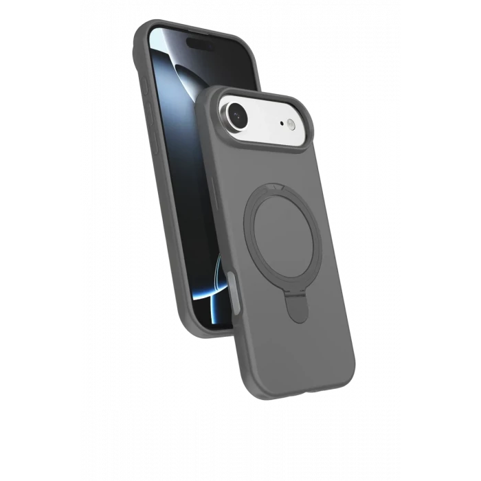 Newface Apple iPhone 17 Air Regal Magsafe Standlı Kapak - Titan Gri
