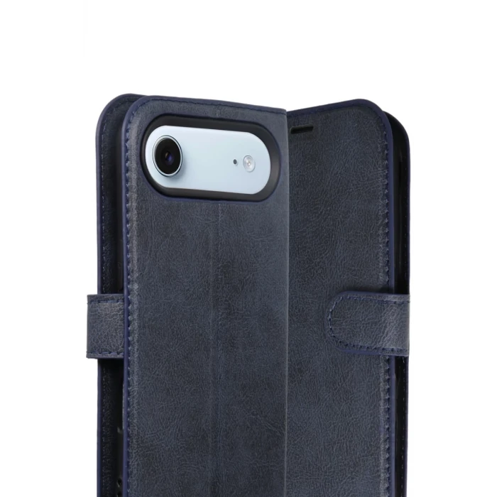 Newface Apple iPhone 17 Air Trend S Plus Kapaklı Kılıf - Lacivert
