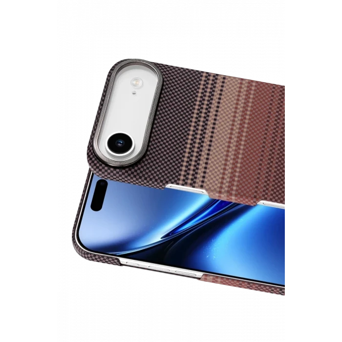 Newface Apple iPhone 17 Air Vega Magsafe Kapak - Çöl Titanyum