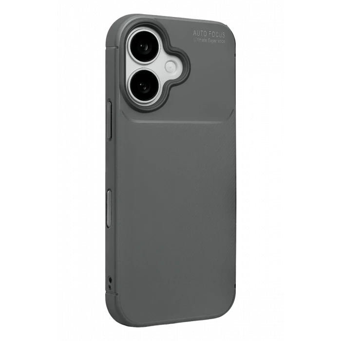 Newface Apple iPhone 17 Auto Focus Karbon Kapak - Gri