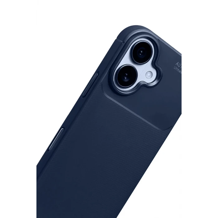 Newface Apple iPhone 17 Auto Focus Karbon Kapak - Lacivert