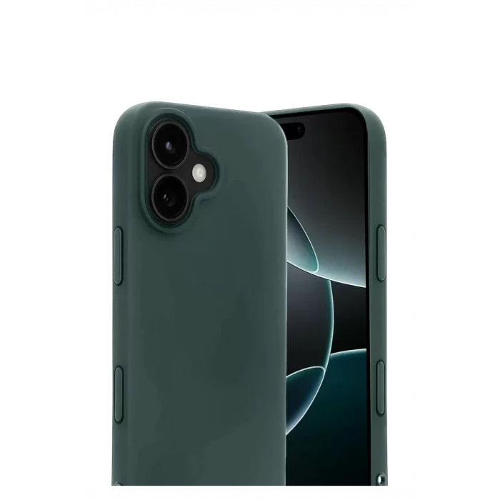Newface Apple iPhone 17 First Silikon - Koyu Yeşil