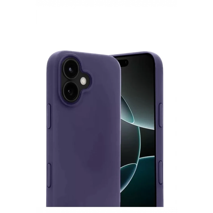 Newface Apple iPhone 17 First Silikon - Mürdüm