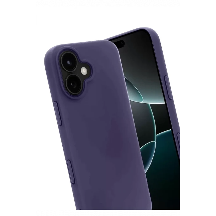 Newface Apple iPhone 17 First Silikon - Mürdüm