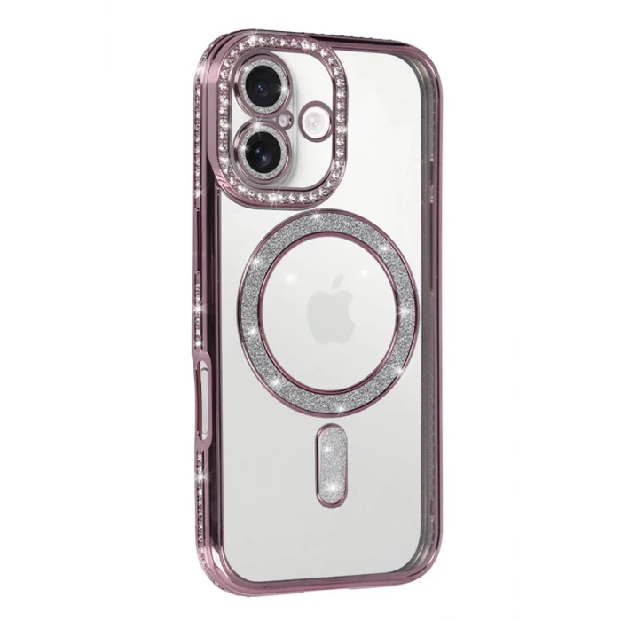 Newface Apple iPhone 17 Joke Simli Magneticsafe Kılıf - Pembe