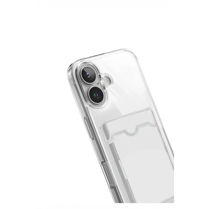 Newface Apple iPhone 17 Kart Şeffaf Silikon - Şeffaf