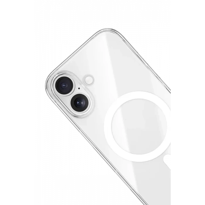 Newface Apple iPhone 17 Kılıf Pc Real Magsafe Kapak - Şeffaf