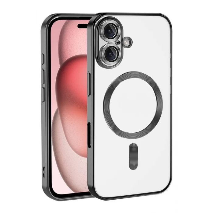 Newface Apple iPhone 17 Kross Magneticsafe Kapak - Siyah