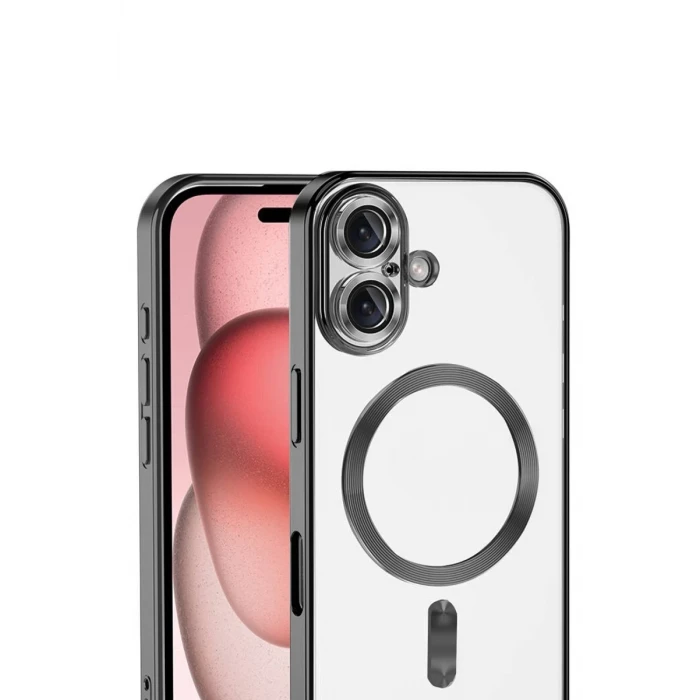 Newface Apple iPhone 17 Kross Magneticsafe Kapak - Siyah