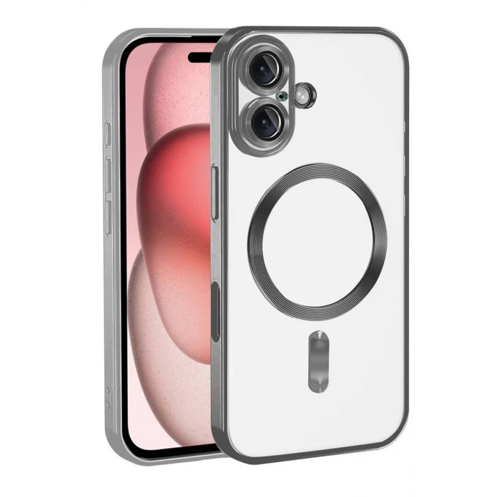 Newface Apple iPhone 17 Kross Magneticsafe Kapak - Titan Gri