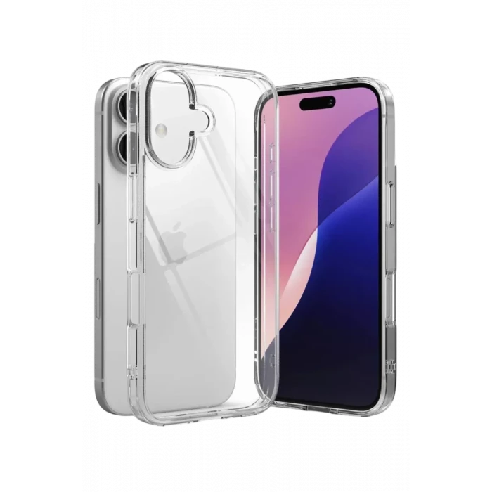 Newface Apple iPhone 17 Lüx Şeffaf Silikon - Şeffaf