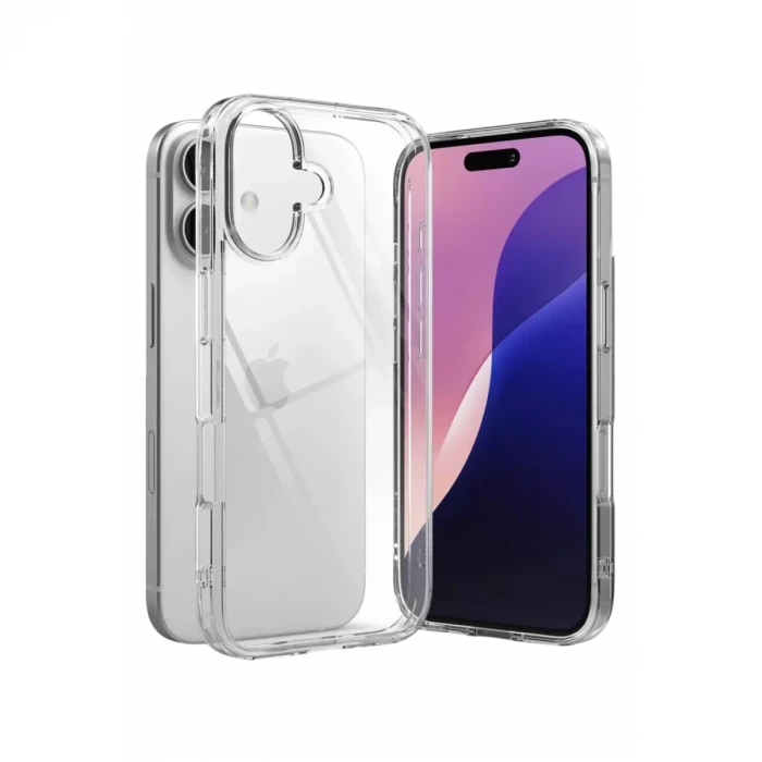 Newface Apple iPhone 17 Lüx Şeffaf Silikon - Şeffaf