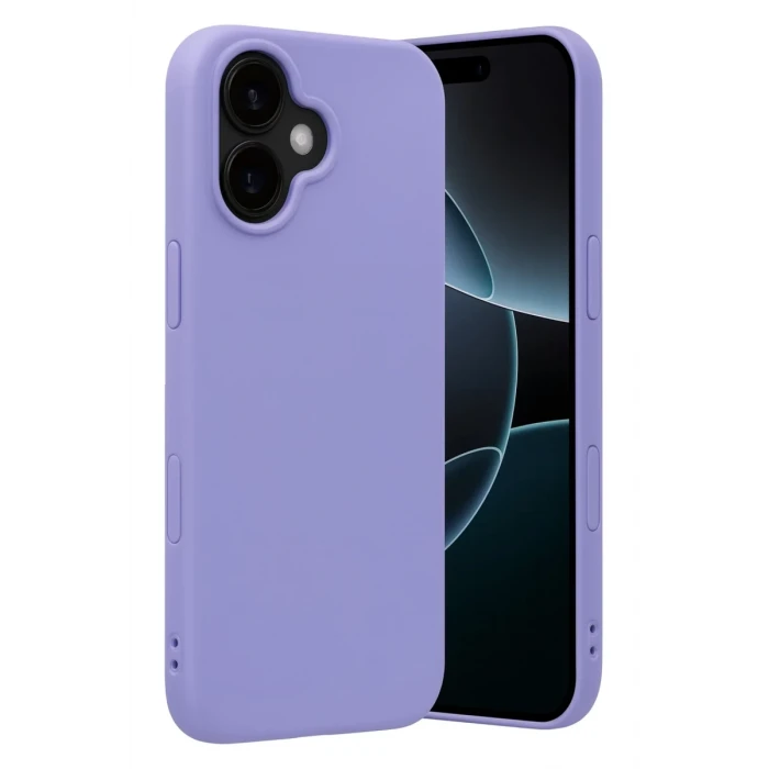 Newface Apple iPhone 17 Nano içi Kadife Silikon - Lila