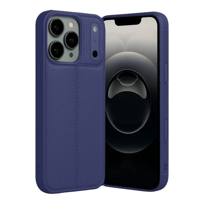 Newface Apple iPhone 17 Pro Auto Focus Kapak - Lacivert