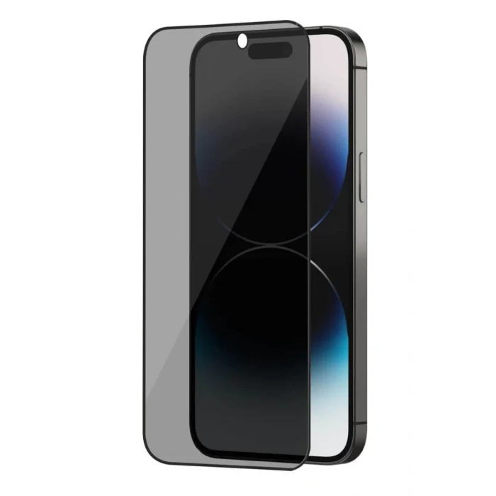 Newface Apple iPhone 17 Pro Bilvis 3X AR Hayalet Cam Ekran Koruyucu - Siyah