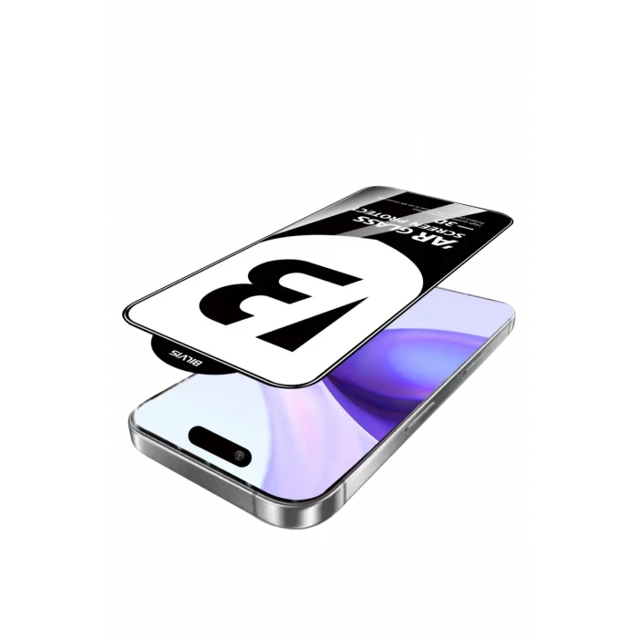 Newface Apple iPhone 17 Pro Bilvis 5D Super Clear Diamond Cam Ekran Koruyucu