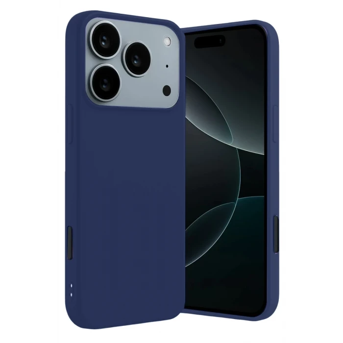 Newface Apple iPhone 17 Pro First Silikon - Lacivert