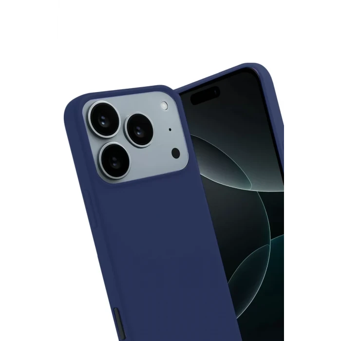Newface Apple iPhone 17 Pro First Silikon - Lacivert