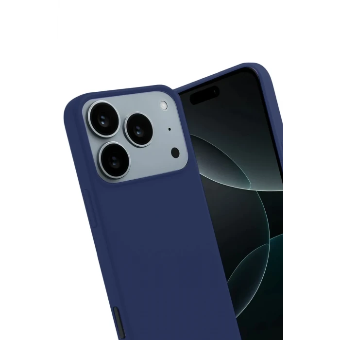Newface Apple iPhone 17 Pro First Silikon - Lacivert