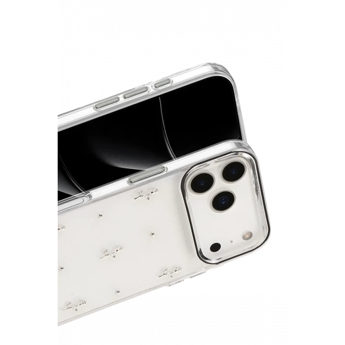 Newface Apple iPhone 17 Pro Fiyonk Desenli Kapak - Desen 4
