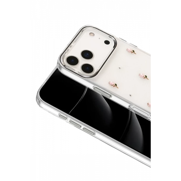 Newface Apple iPhone 17 Pro Fiyonk Desenli Kapak - Desen 6