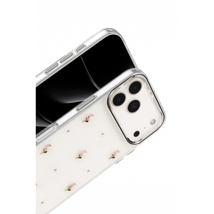 Newface Apple iPhone 17 Pro Fiyonk Desenli Kapak - Desen 6