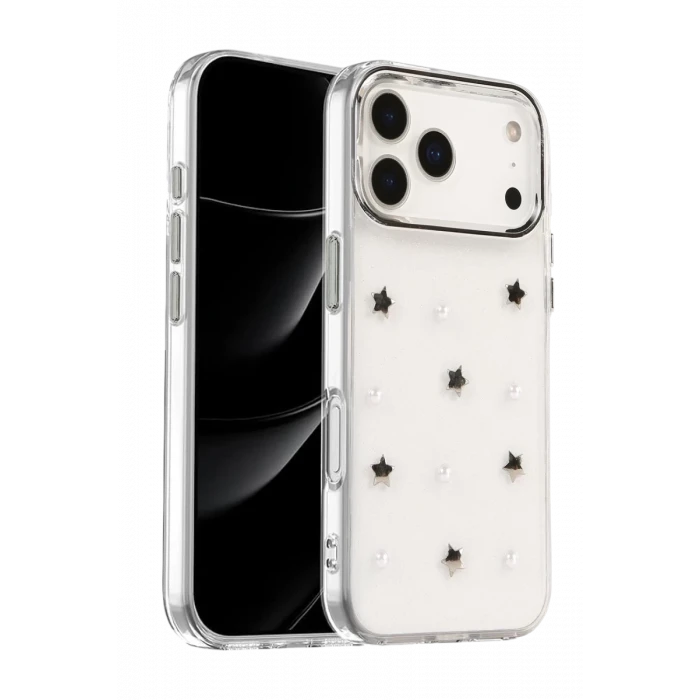 Newface Apple iPhone 17 Pro Fiyonk Desenli Kapak - Desen 7