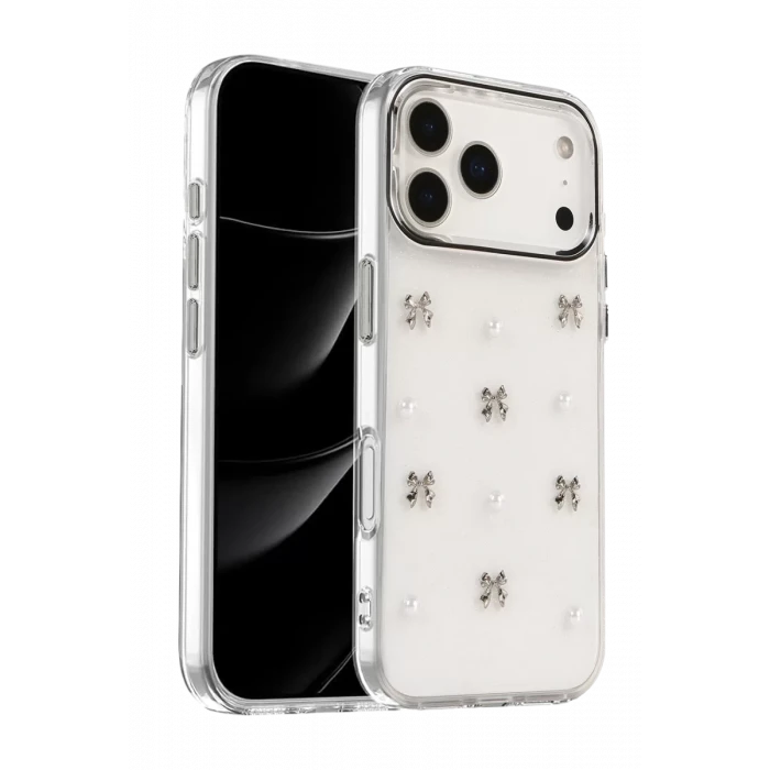 Newface Apple iPhone 17 Pro Fiyonk Desenli Kapak - Desen 8