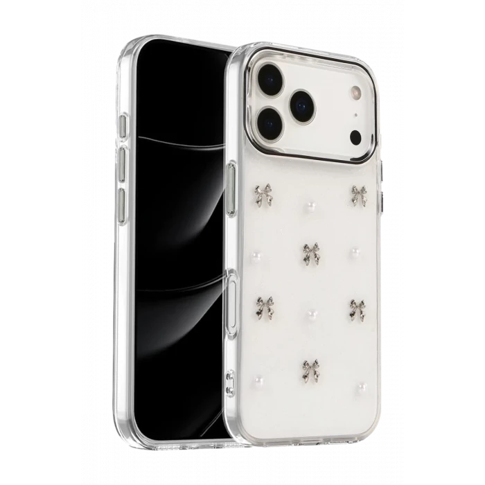 Newface Apple iPhone 17 Pro Fiyonk Desenli Kapak - Desen 8