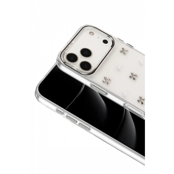 Newface Apple iPhone 17 Pro Fiyonk Desenli Kapak - Desen 8