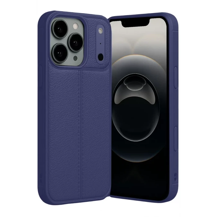 Newface Apple iPhone 17 Pro Max Auto Focus Kapak - Lacivert