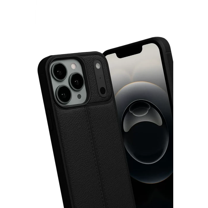 Newface Apple iPhone 17 Pro Max Auto Focus Kapak - Siyah