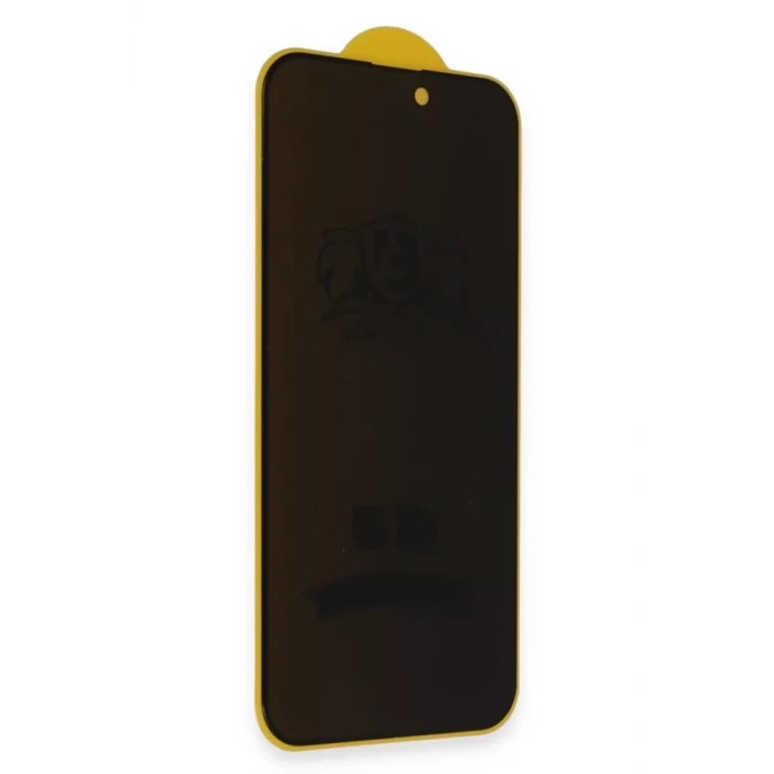 Newface Apple iPhone 17 Pro Max Bilvis 5D Privacy Diamond Hayalet Cam Ekran Koruyucu