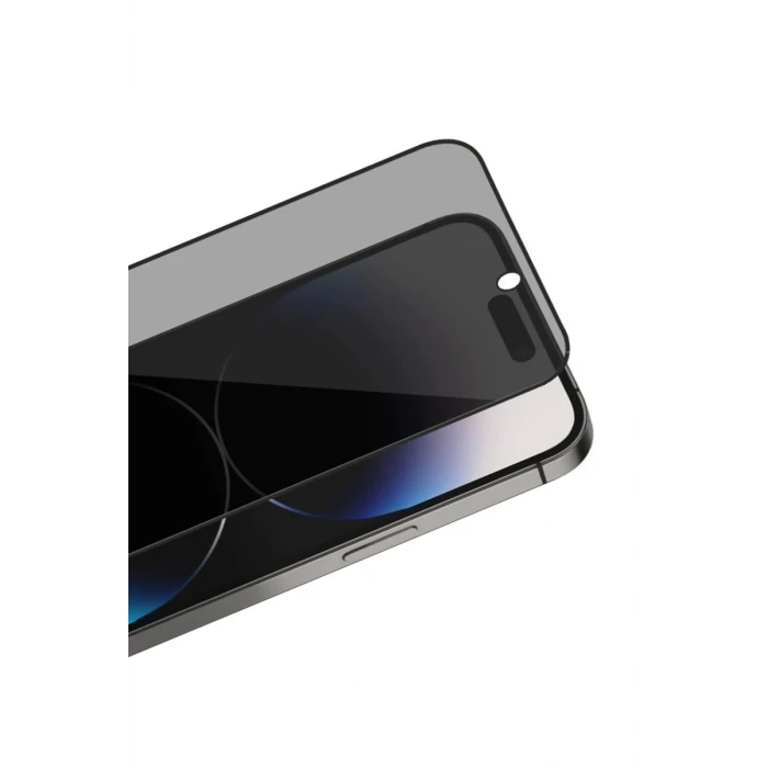 Newface Apple iPhone 17 Pro Max Bilvis 3X AR Hayalet Cam Ekran Koruyucu - Siyah