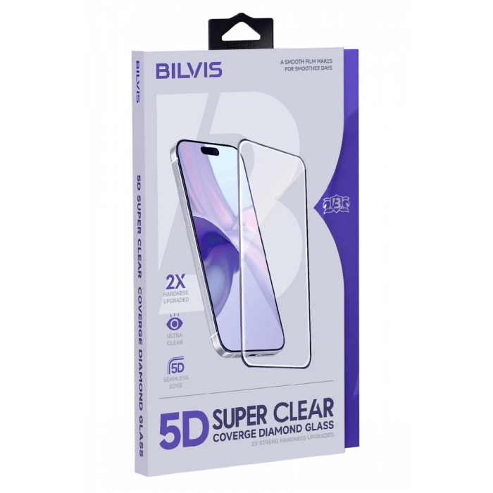 Newface Apple iPhone 17 Pro Max Bilvis 5D Super Clear Diamond Cam Ekran Koruyucu