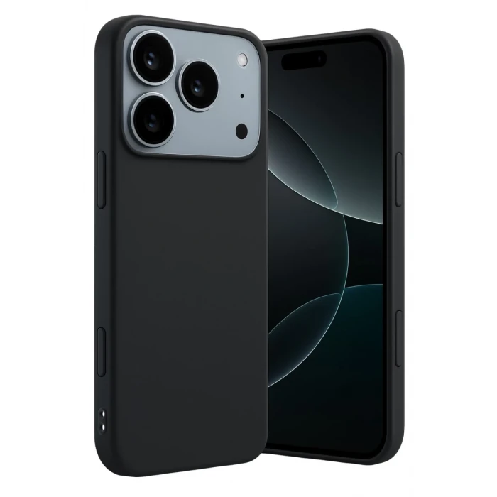 Newface Apple iPhone 17 Pro Max First Silikon - Siyah