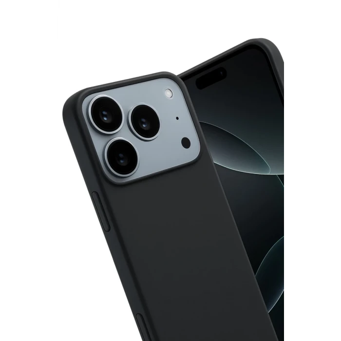 Newface Apple iPhone 17 Pro Max First Silikon - Siyah