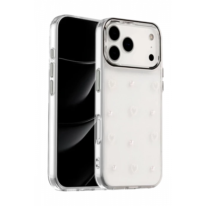Newface Apple iPhone 17 Pro Max Fiyonk Desenli Kapak - Desen 10
