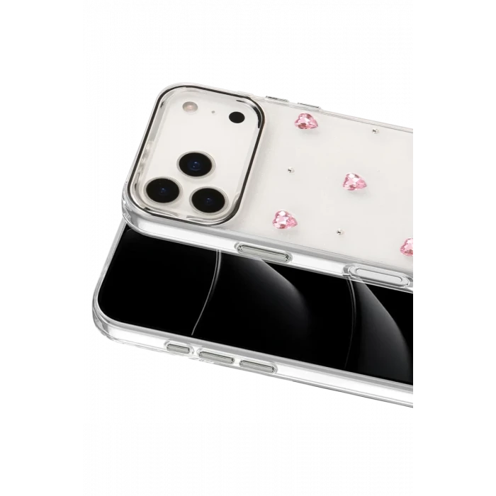 Newface Apple iPhone 17 Pro Max Fiyonk Desenli Kapak - Desen 3