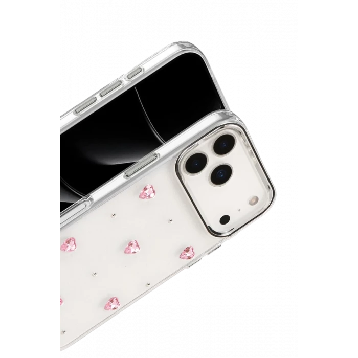 Newface Apple iPhone 17 Pro Max Fiyonk Desenli Kapak - Desen 3