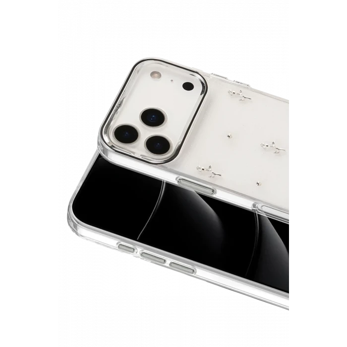 Newface Apple iPhone 17 Pro Max Fiyonk Desenli Kapak - Desen 4