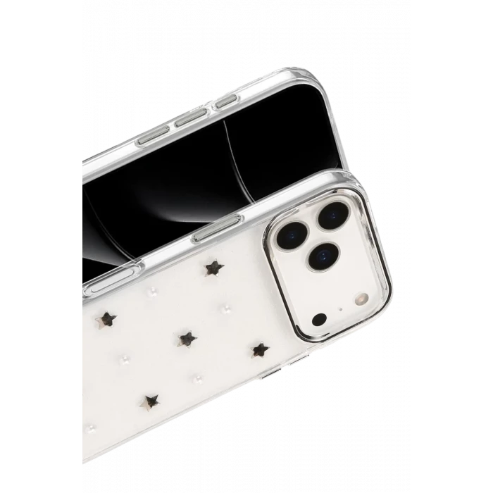Newface Apple iPhone 17 Pro Max Fiyonk Desenli Kapak - Desen 7